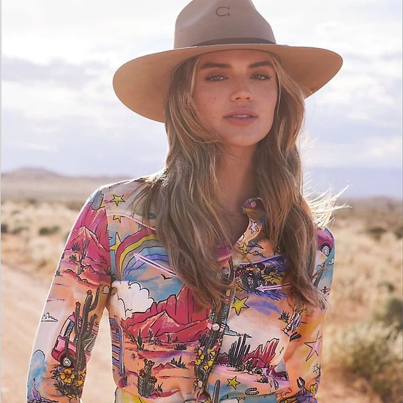 Women’s Wrangler x Barbie Western Top NWT - Picture 7 of 12